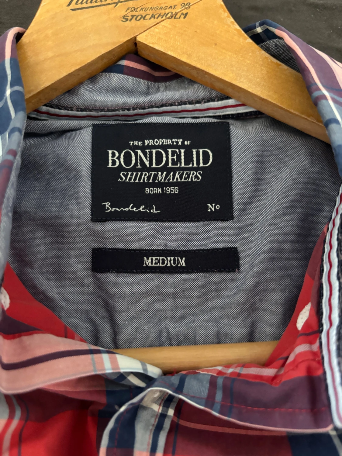 Rutig röd skjorta från Bondelid - 2