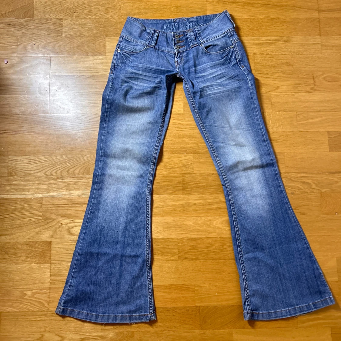 Lågmidjade bootcut / flare jeans lowwaist lowrise vintage  - 4