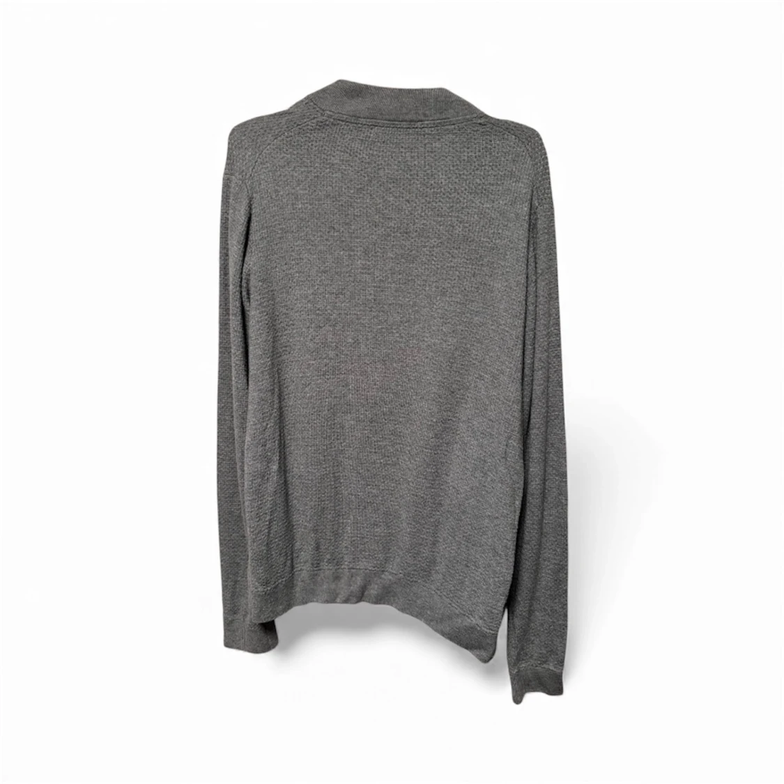 Grå kofta med dragkedja från Mango - 2