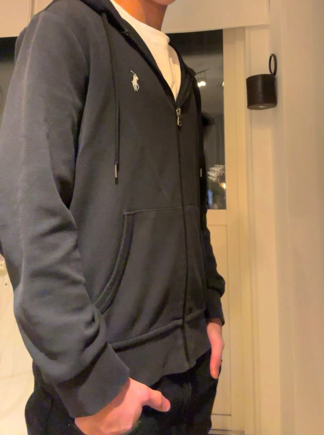 Svart hoodie från Polo Ralph Lauren XS - 3