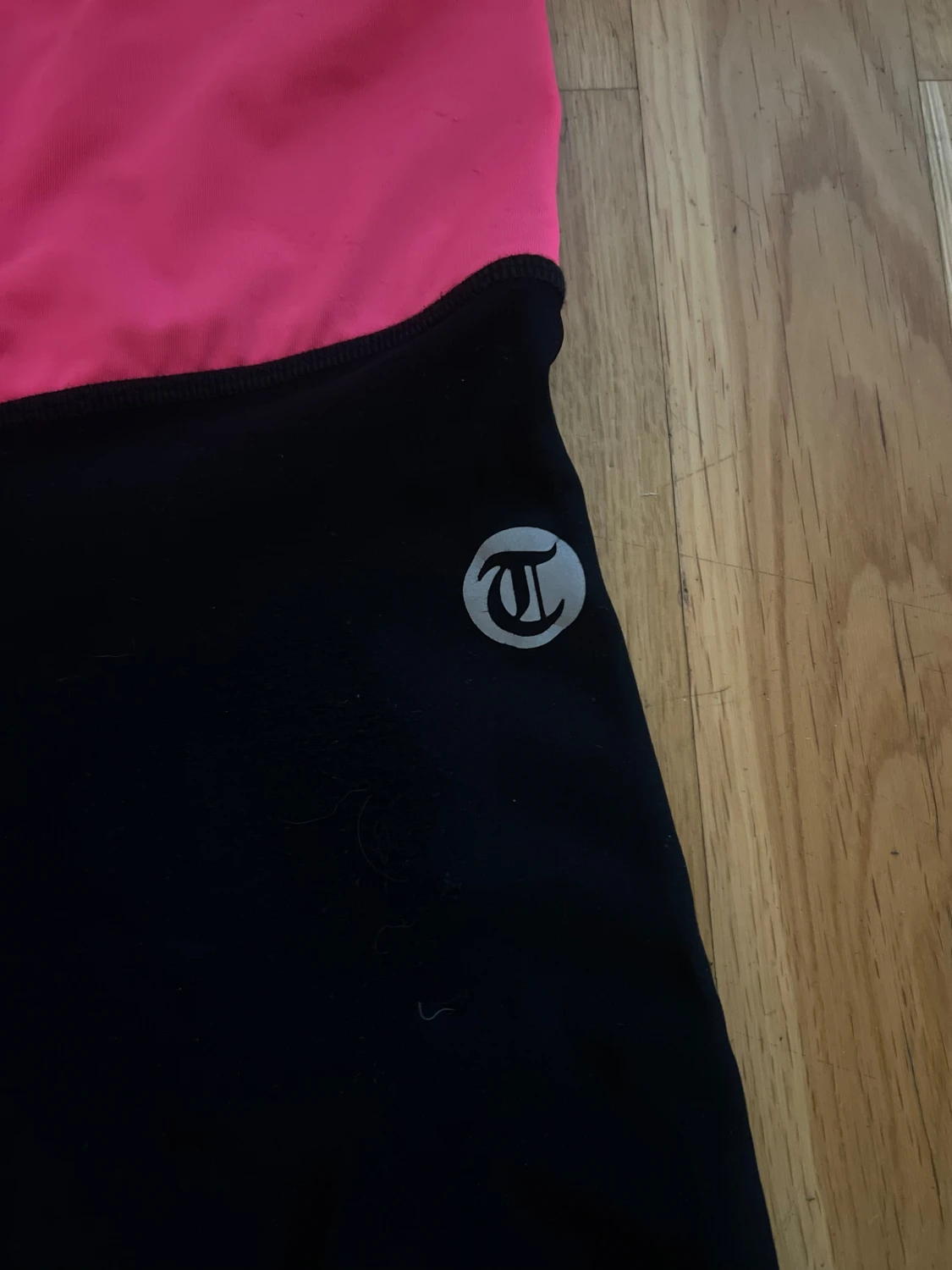 Thuono byxor rosa svart konståkning  - 1