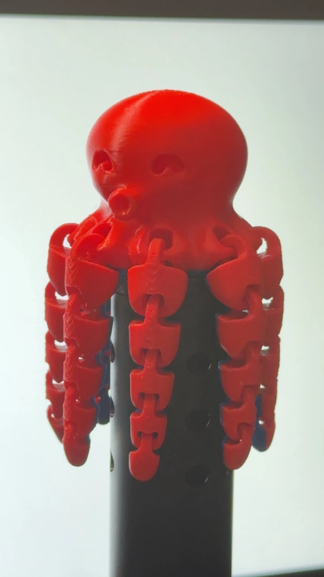 3D-printad flexibel bläckfisk med dubbelfärger