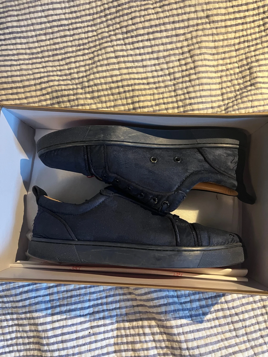 Mörkblå sneakers från Christian Louboutin - 3