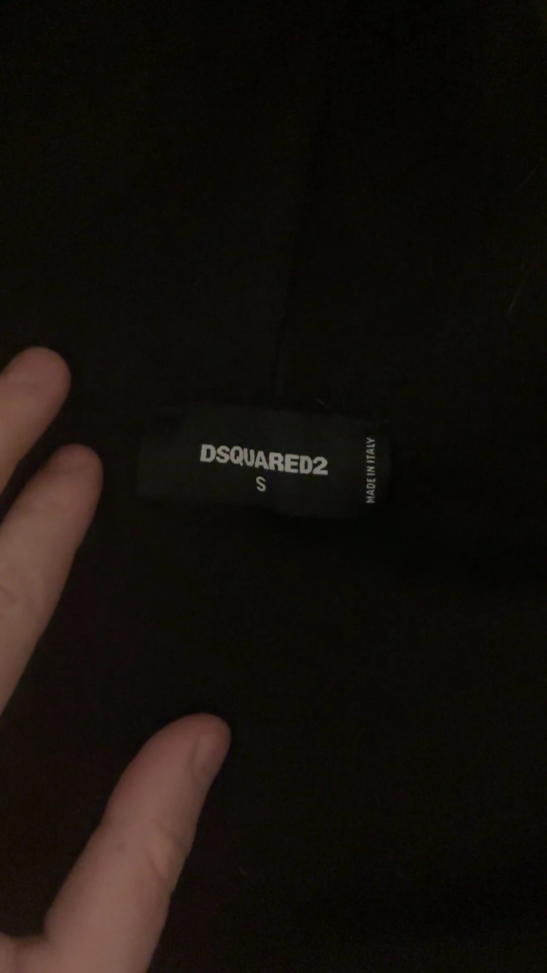 Svart hoodie Dsquared2 ICON S - 1