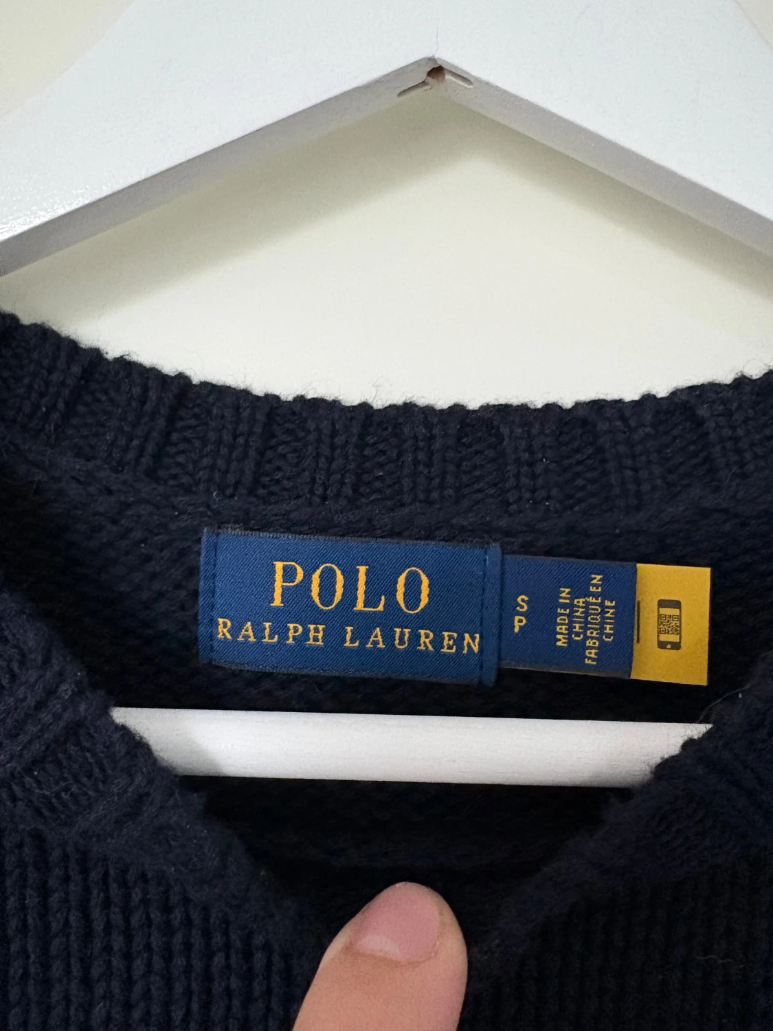 Mörkblå stickad tröja Polo Ralph Lauren - 3