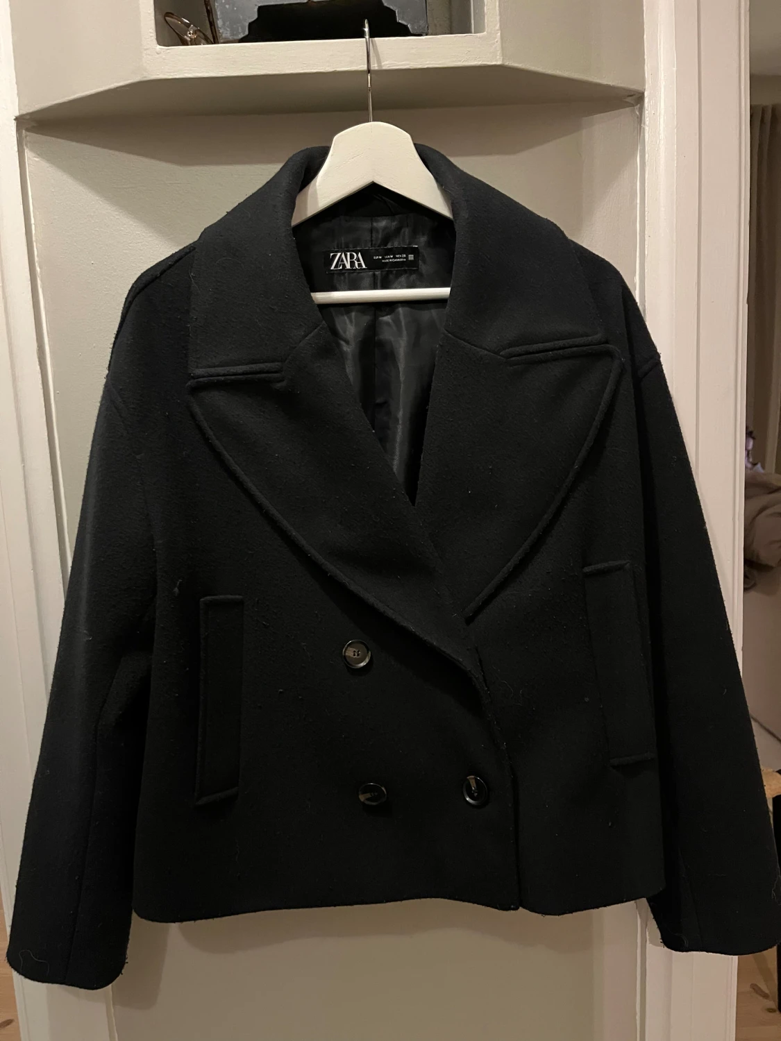 Marinblå Zara kappa  - 1