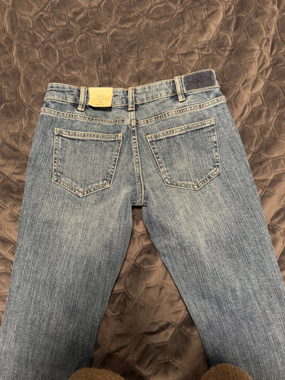 Perfect Jeans low flare blå jeans - 2