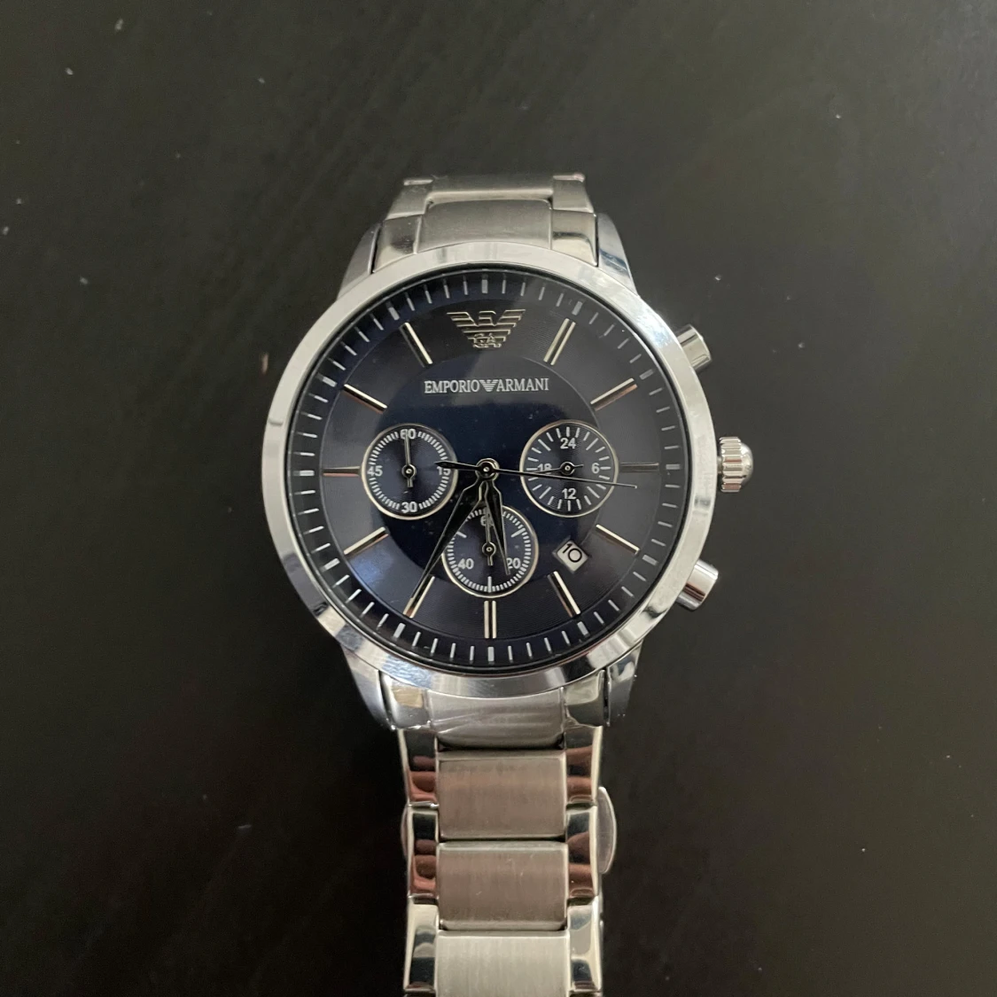 Emporio Armani silverfärgad klocka