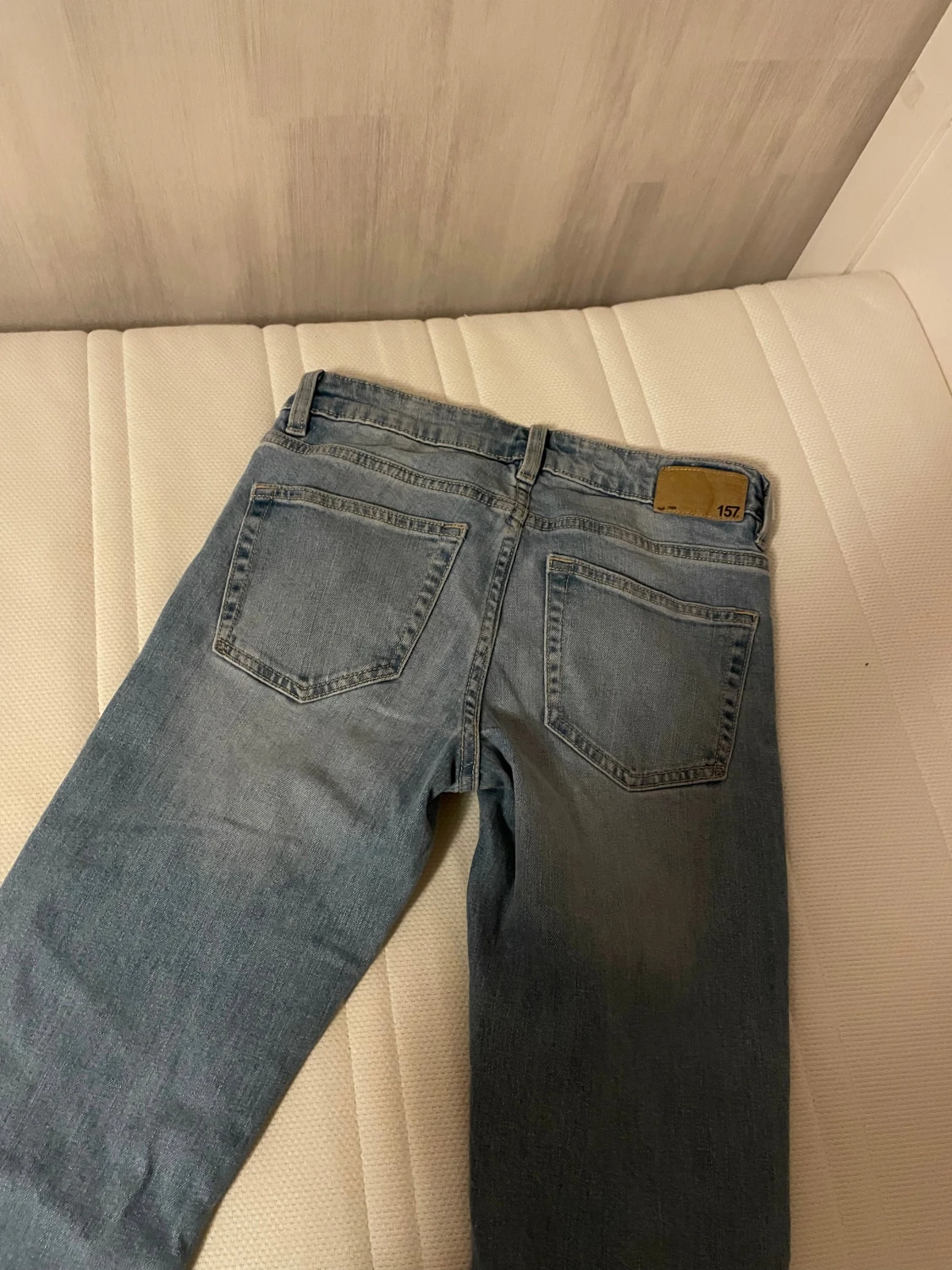 Bootcut ljusblå jeans från 157 - 1
