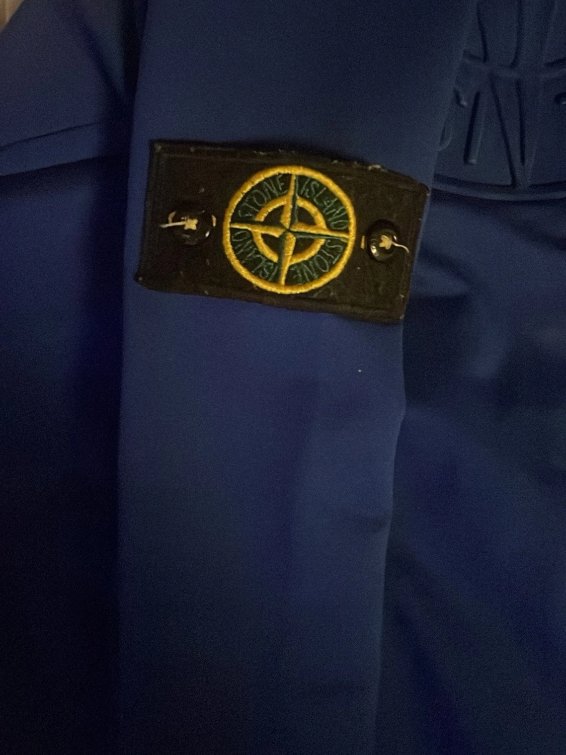 Blå Stone Island sweatshirt M - 1