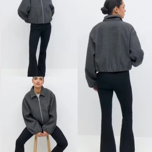 Svarta bootcut jeans - Säljer ett par svarta bootcut jeans med snyggt utsvängda ben. Byxorna har en tight passform upptill och är tillverkade i ett stretchigt material som sitter skönt. Perfekta för dig som gillar en klassisk men trendig look.