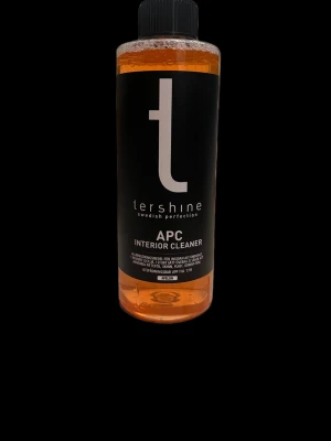 LIMITERAD Tershine APC Interior Cleaner - -Limited release. Kommer aldrig tillbaks Ny Svenskt premium-märke Effektiv allrengöring för bilens interiör Perfekt för hela interiören i bilen men funkar också galant i hemmet. Måste ha för bilentusiasten Skickas snabbt Först till kvarn - när den är borta är den borta • Har fler Tershine limited-produkter, skriv för paketpris.