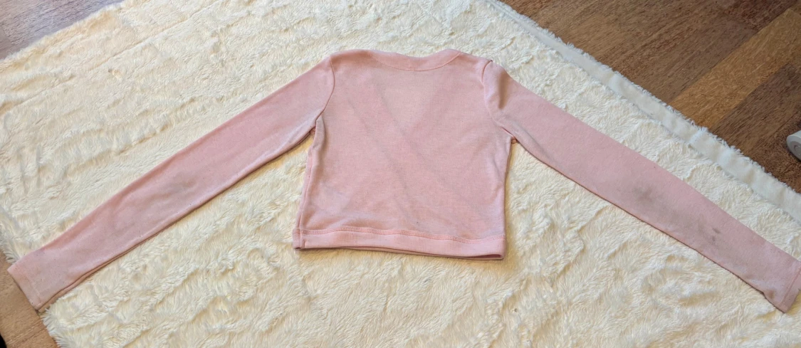 Ljusrosa omlottopp från Decathlon - 1