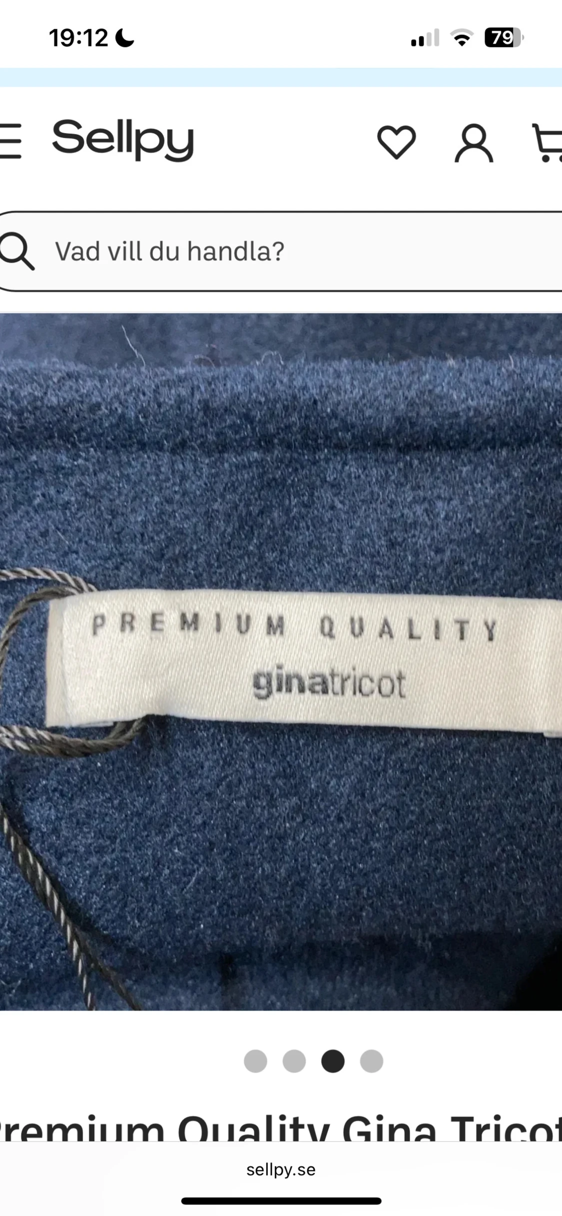 Mörkblå kofta från Gina Tricot - 2