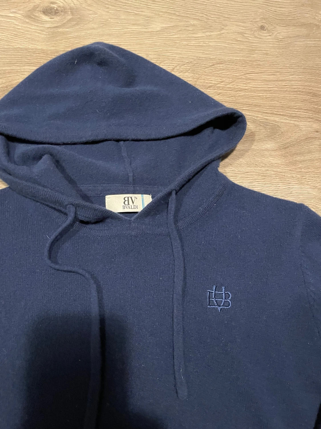 Marinblå hoodie från Bvaldi storlek S - 2