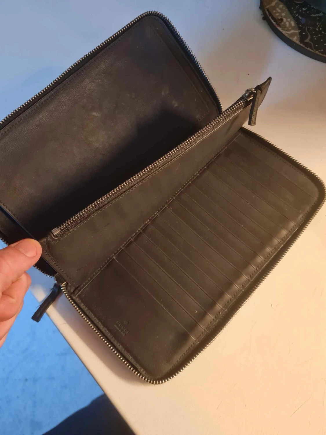 Svart plånbok från Gucci i skinn - 3