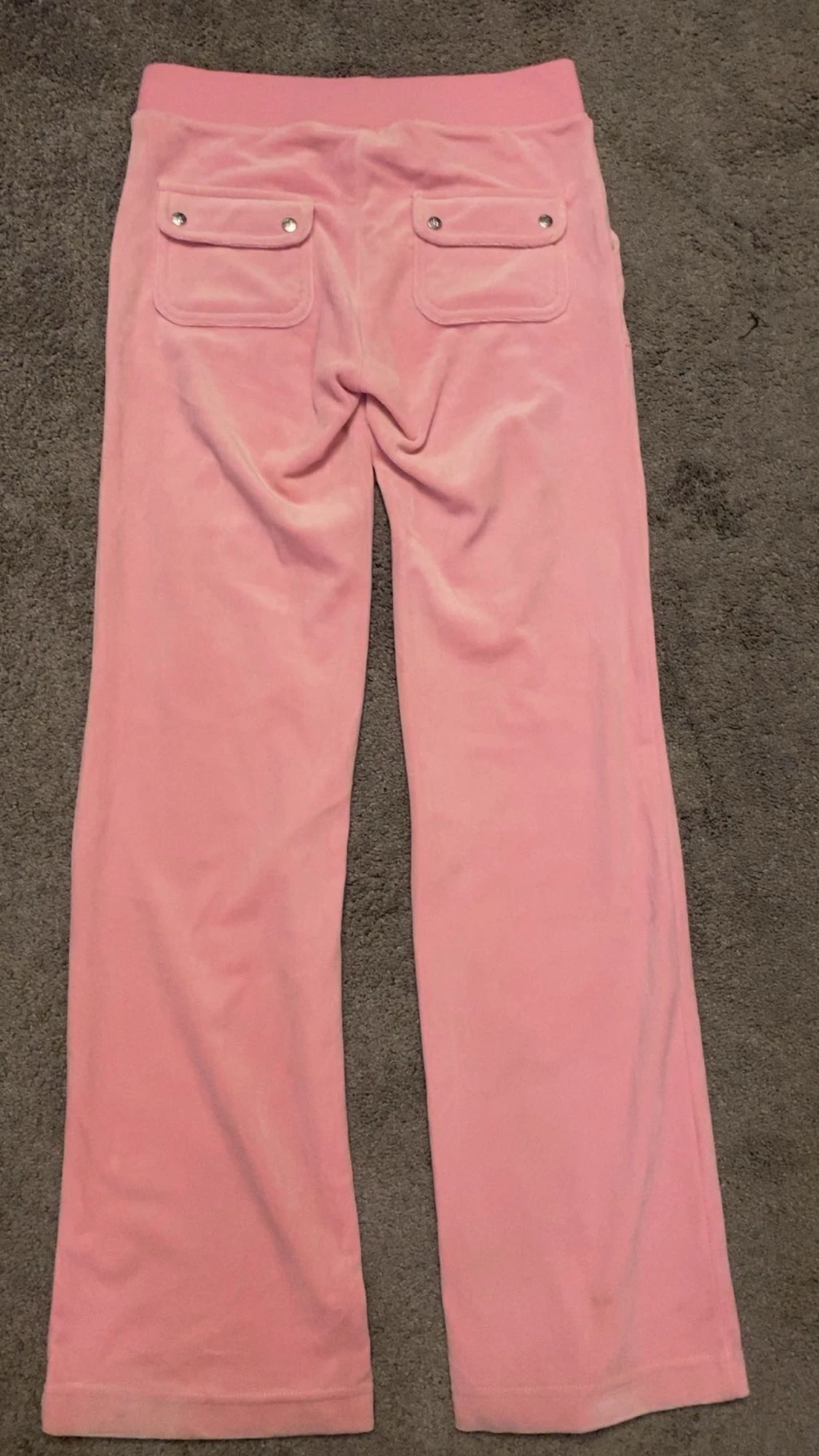 Rosa mjukisbyxor med snörning - 1