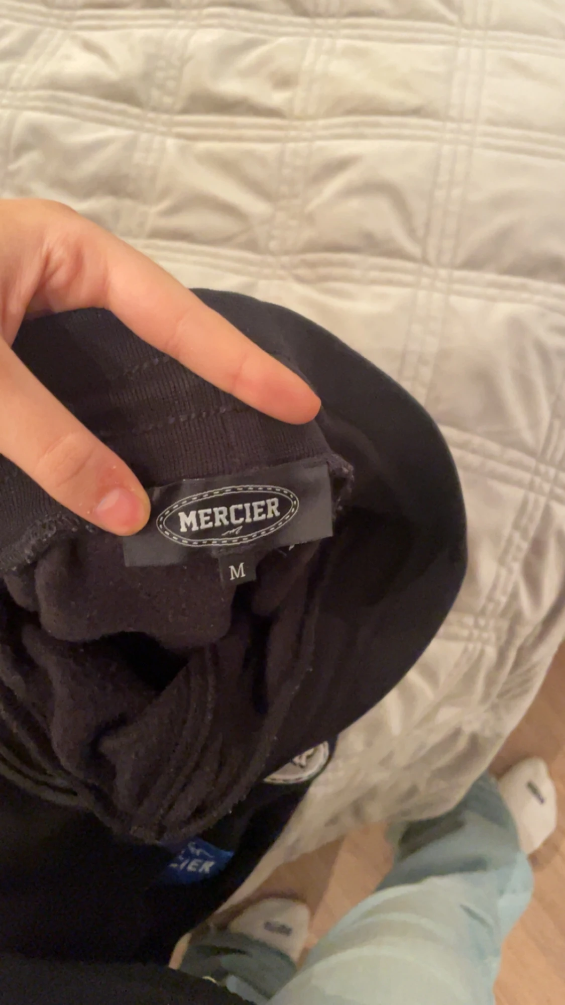 Svarta Mercier mjukisbyxor med patchar - 2