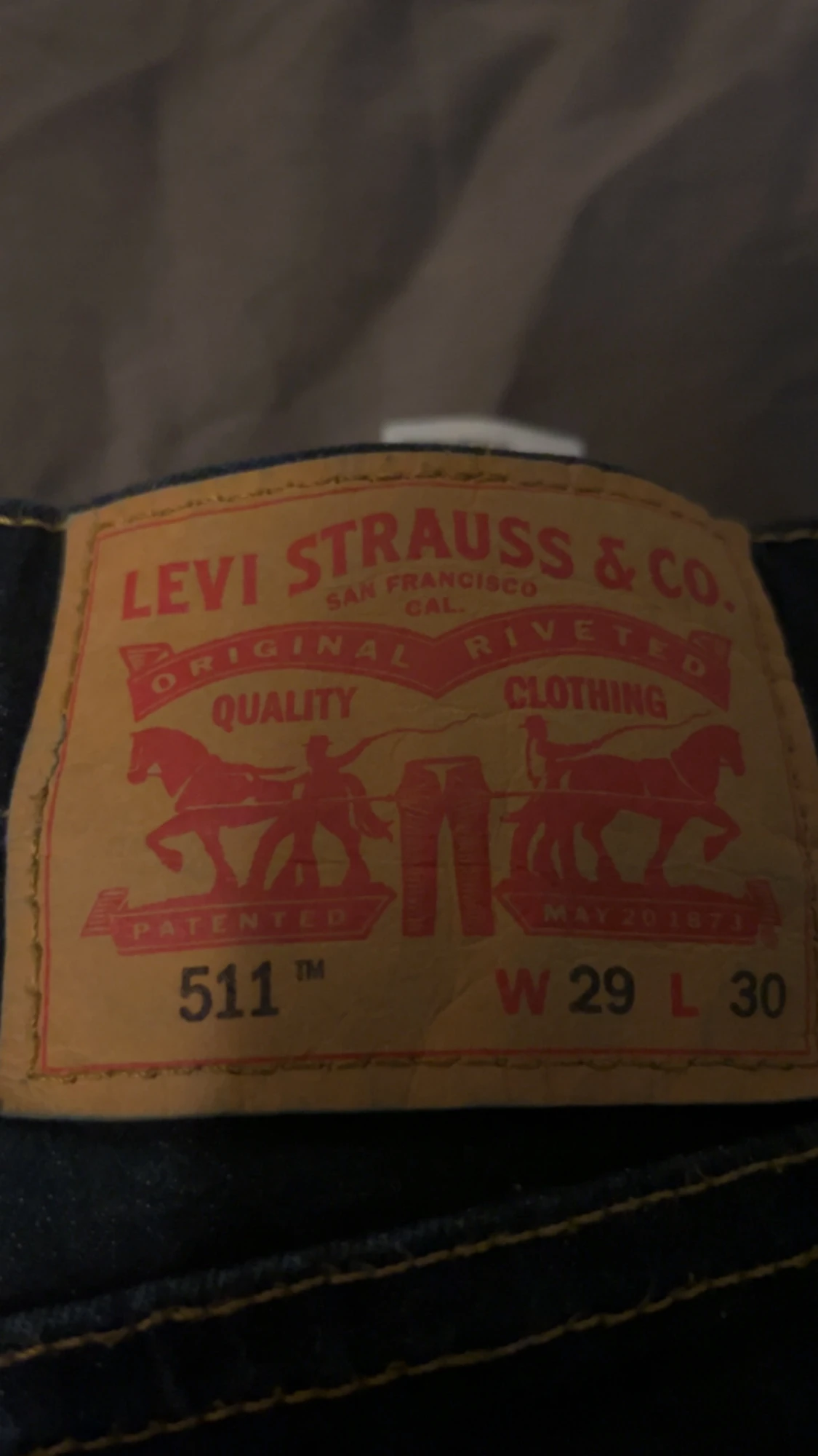 Levi's 511 mörkblå jeans W29 L30 - 2