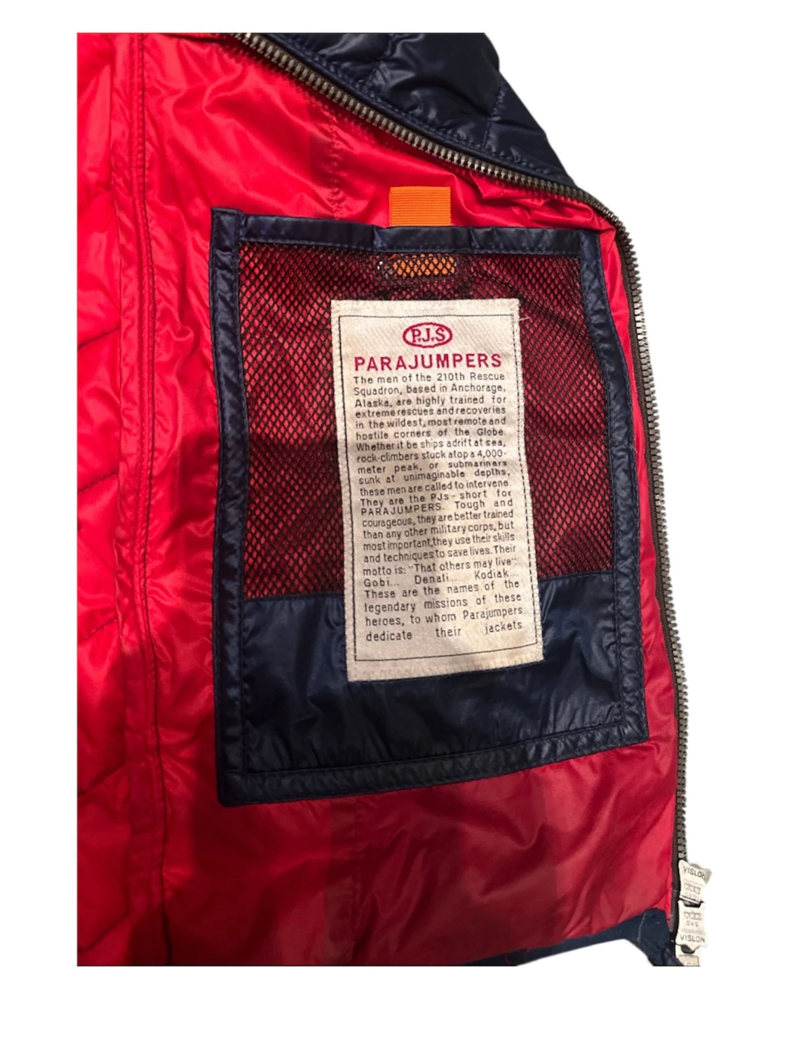 Mörkblå Parajumpers pufferjacka S - 4