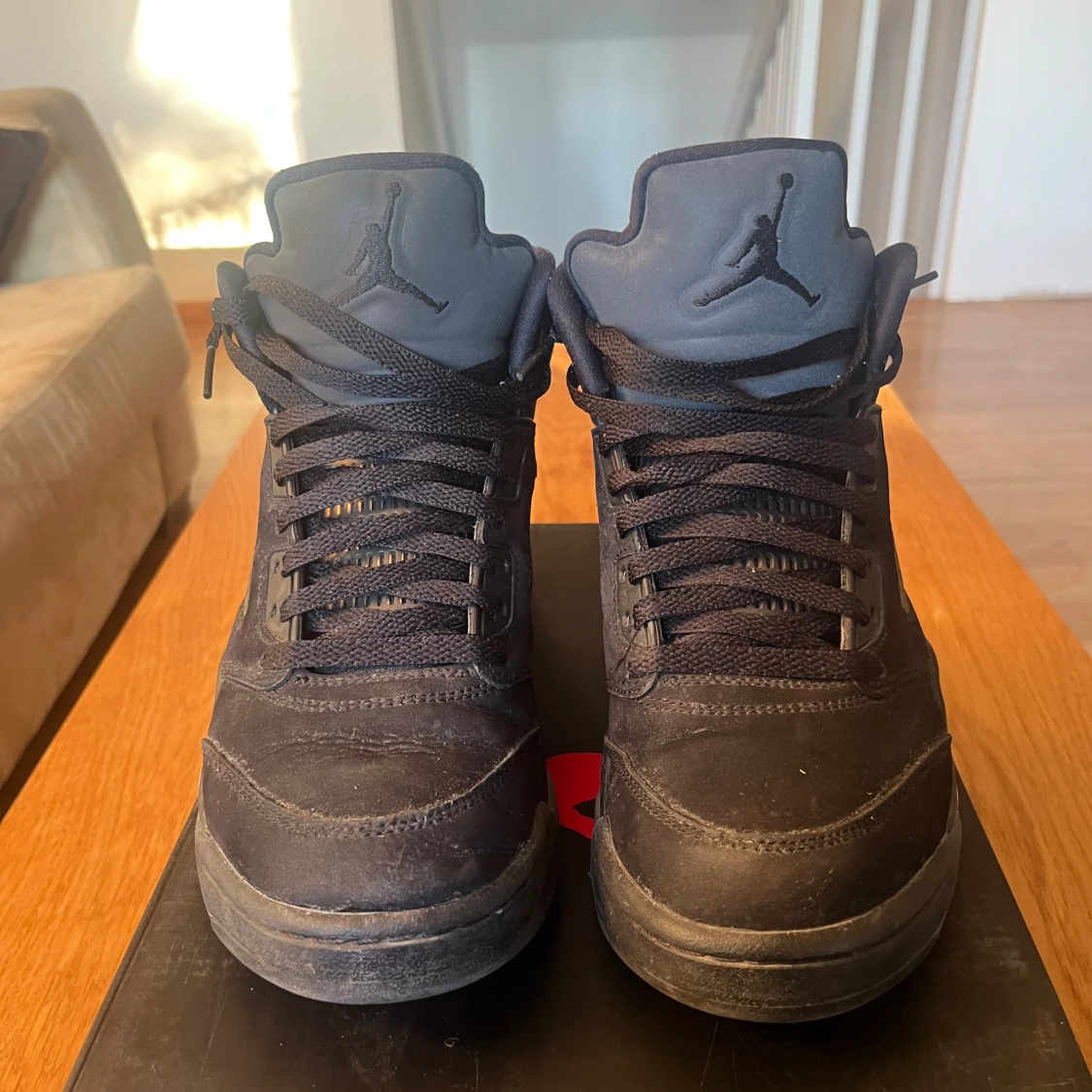 Nike Air Jordan 5 PSG Svarta sneakers