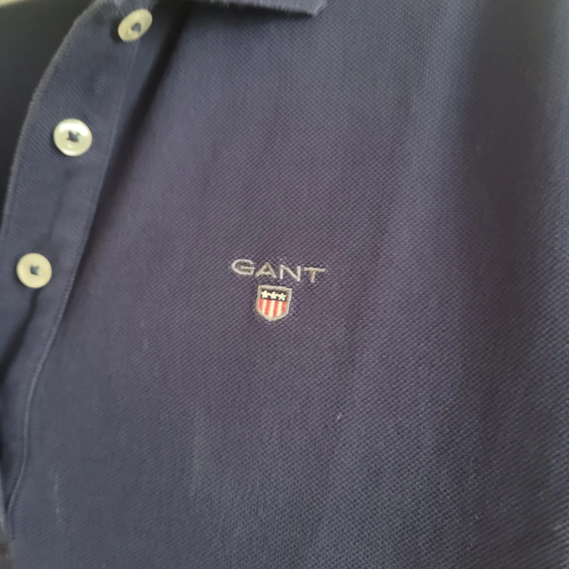 Marinblå pikéklänning från Gant - 3