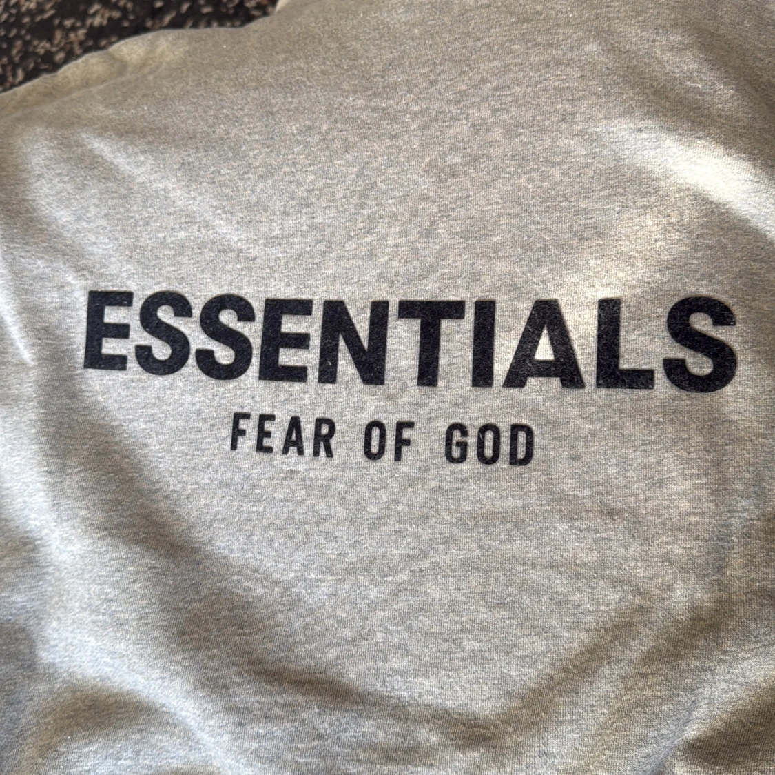 Grå Essentials Fear of God hoodie - 4