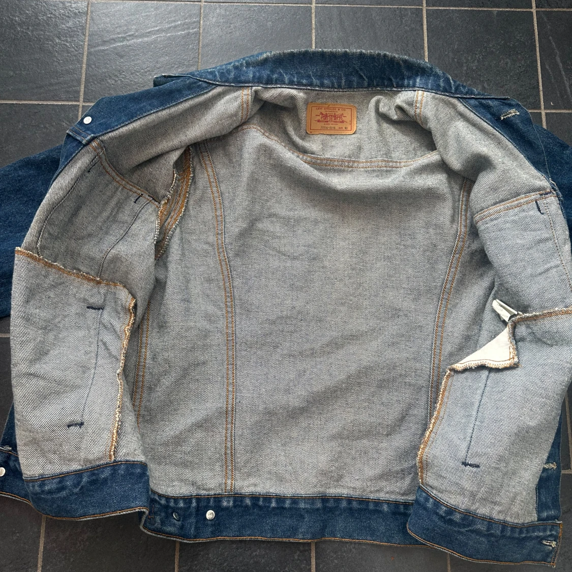 Levi's klassisk jeansjacka blå - 2