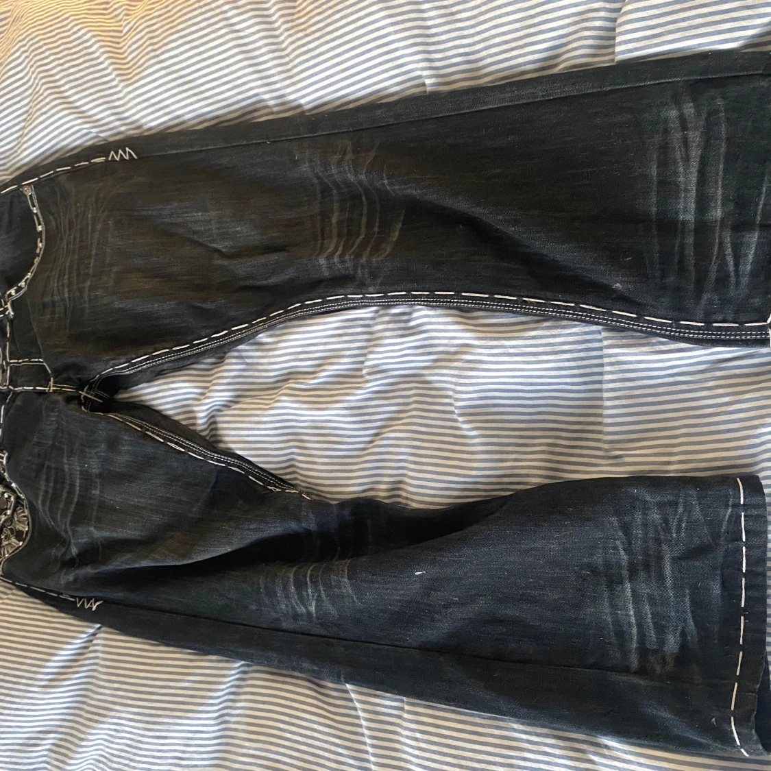 Svarta Kayden K emo/drainer jeans - 4