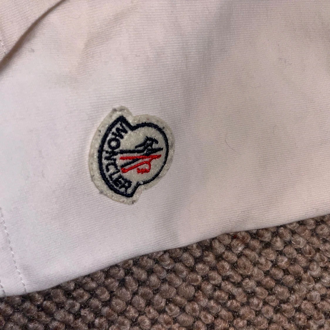 Vit Moncler t-shirt med tryck - 1