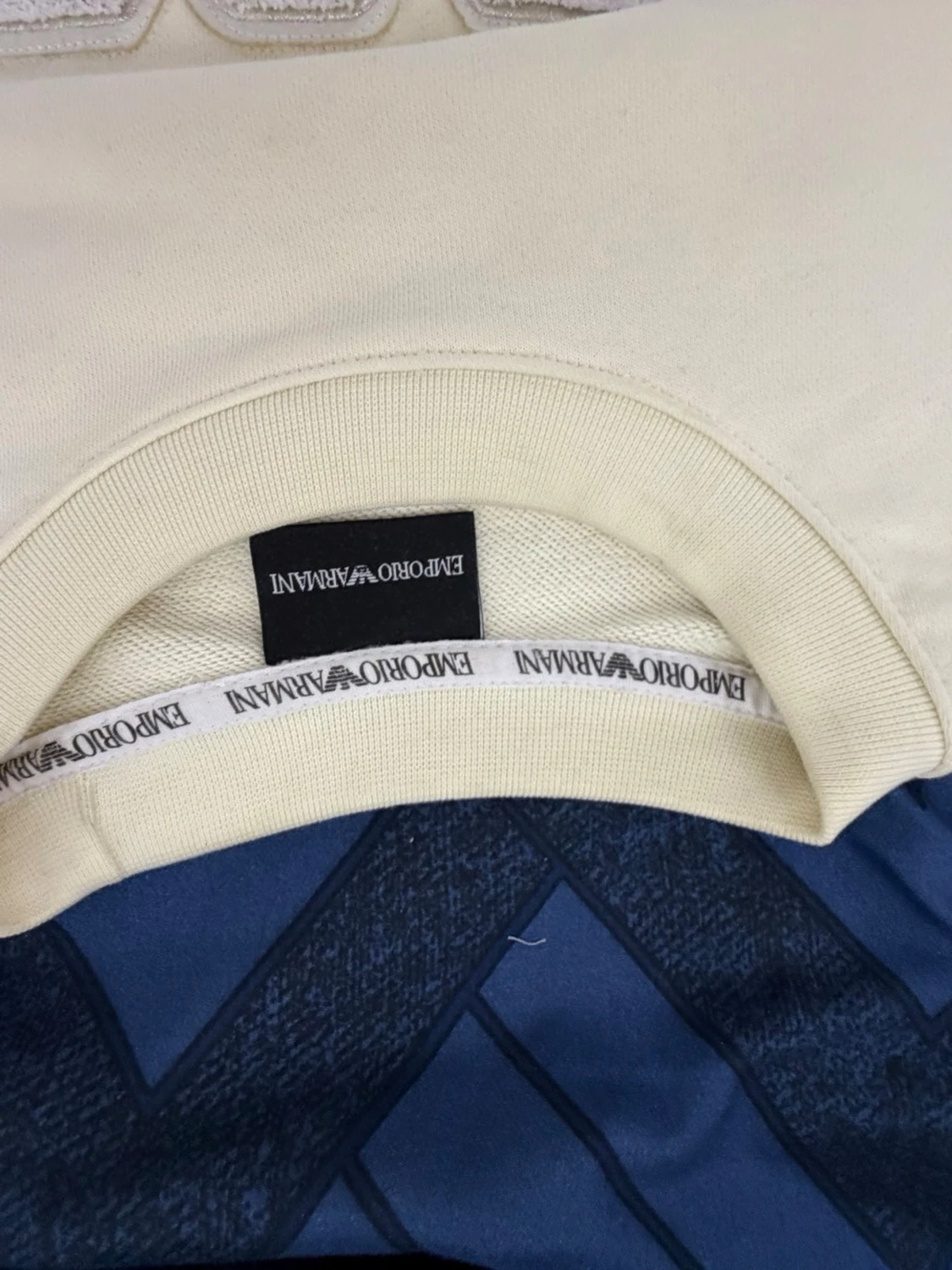 Beige sweatshirt från Emporio Armani - 2