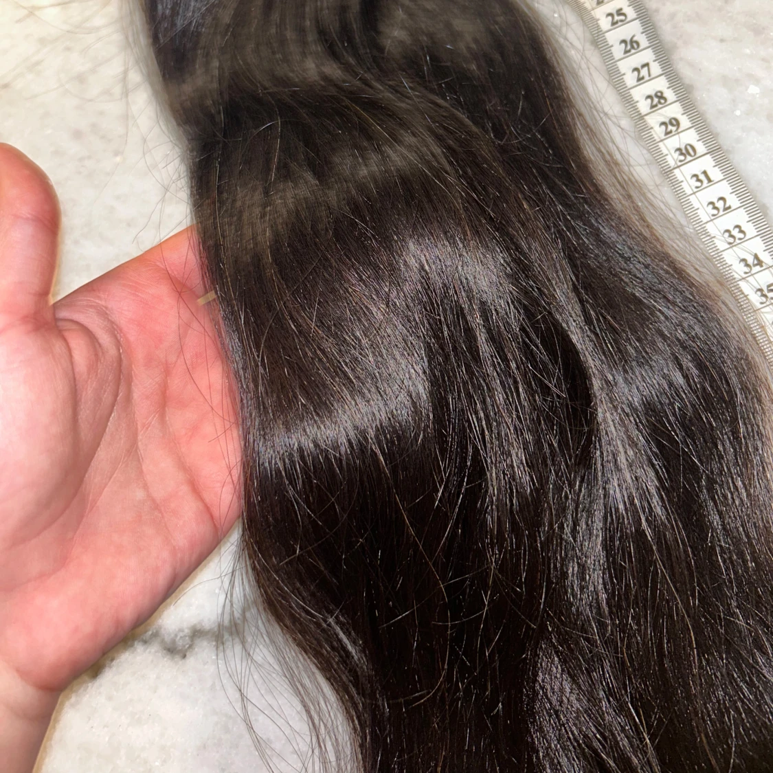 Äkta hår! 80cm 180gram - 2