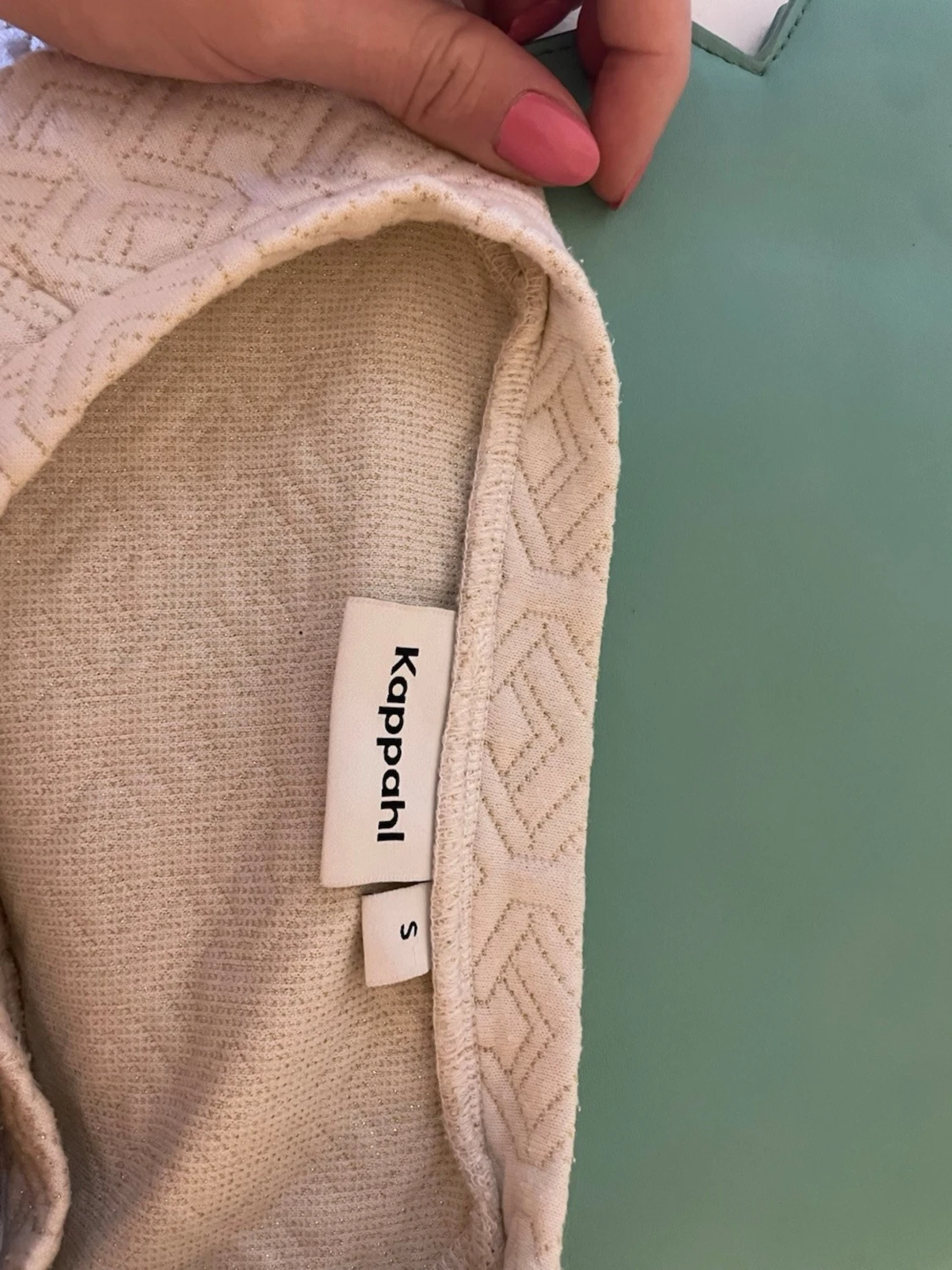 Vit mönstrad topp från Kappahl - 2