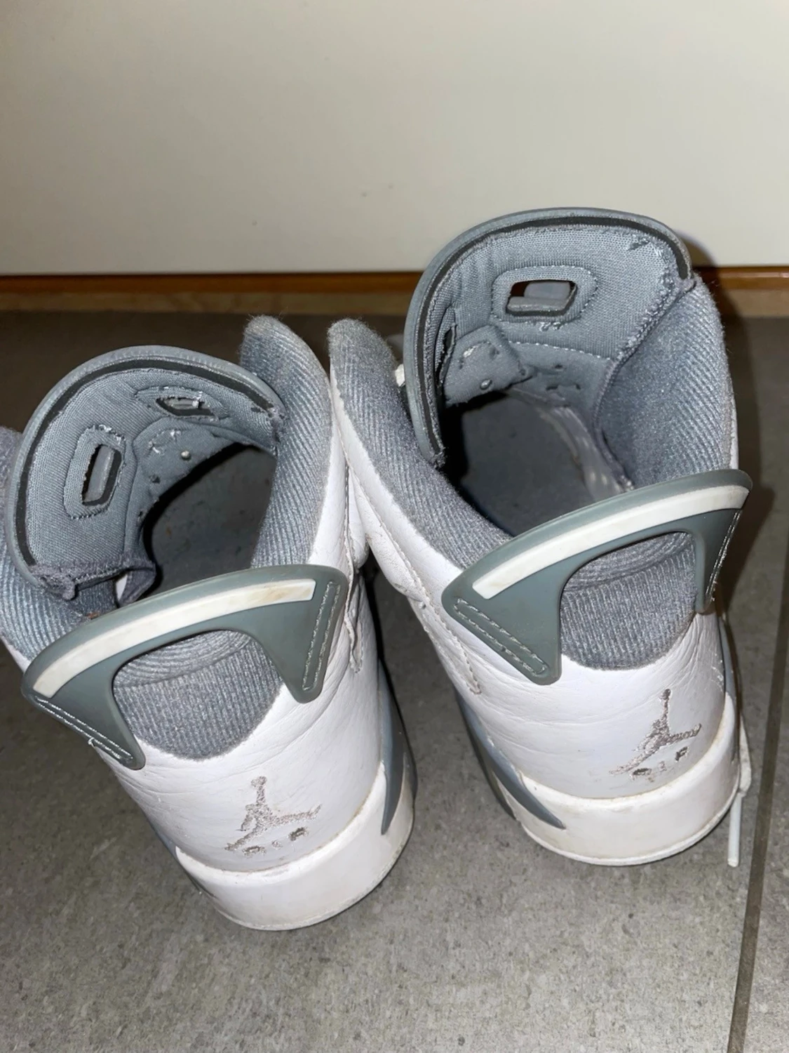 Nike Air Jordan 6 Retro grå/vita - 11