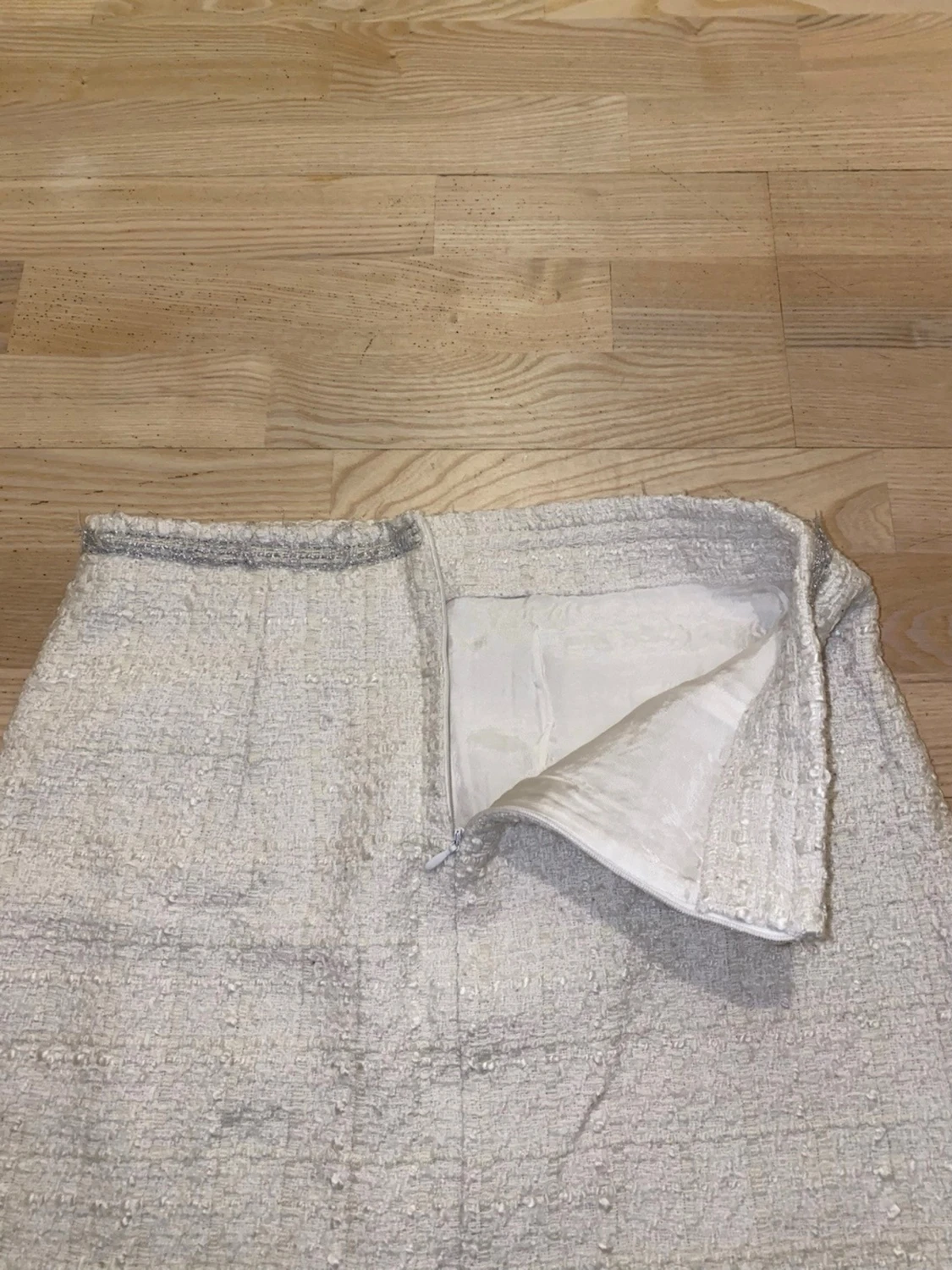 Vit kortkjol från Zara Woman - 2