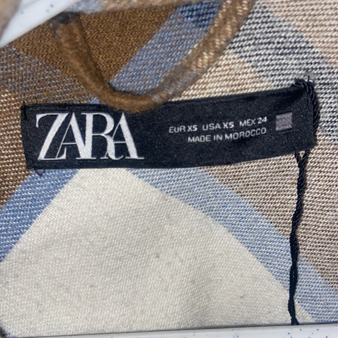 Rutig overshirt höst jacka från ZARA XS - 2