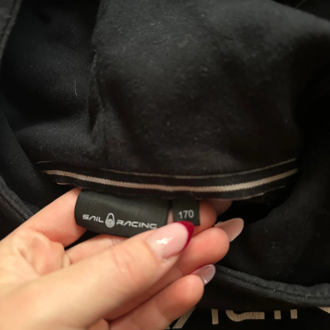 Svart Sail Racing hoodie  - 2