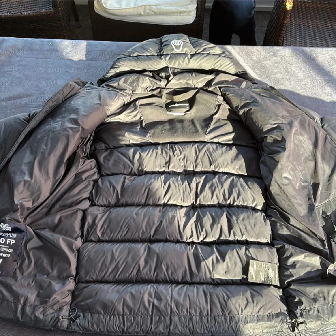 Svart sail racing pufferjacket - 3