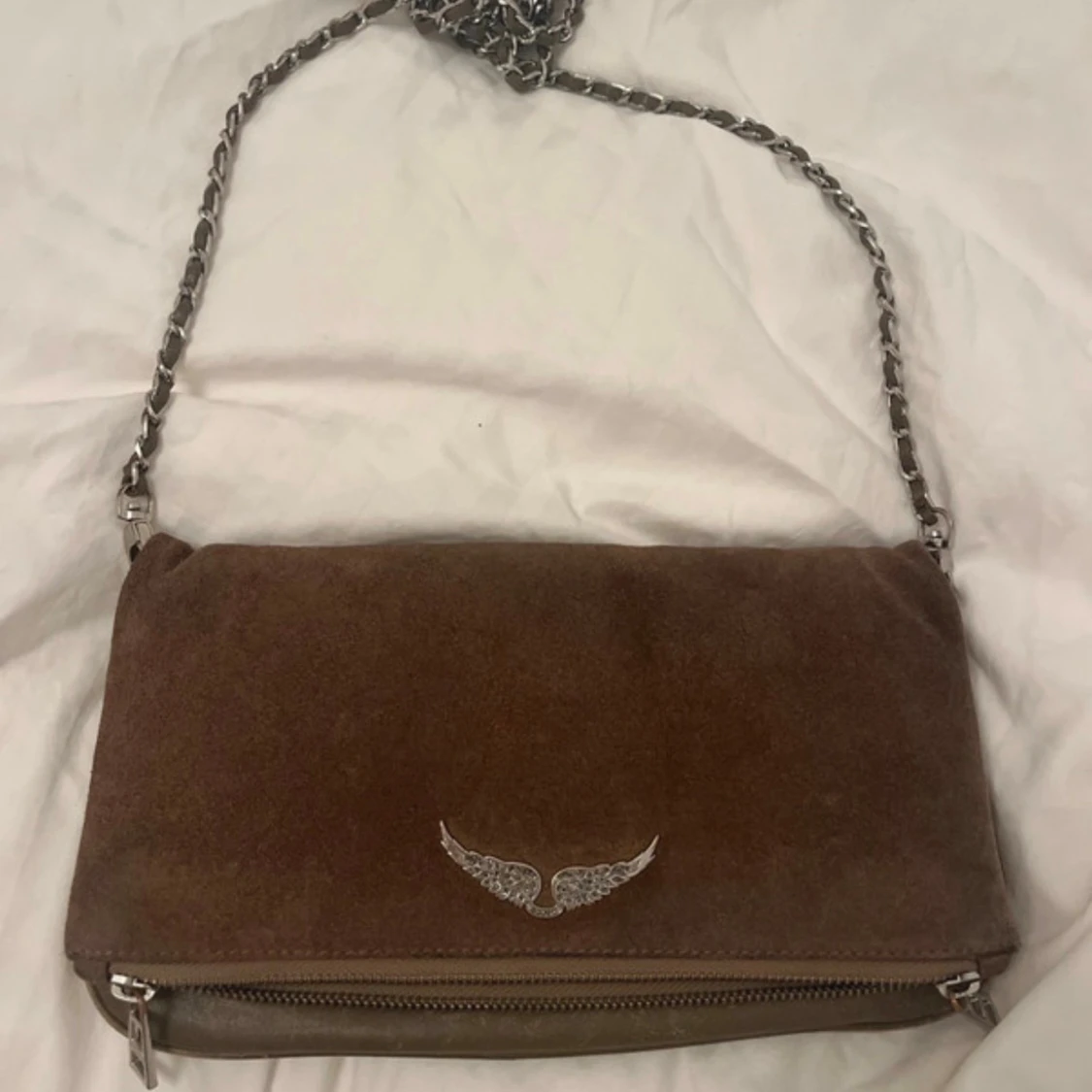 Brun axelväska från Zadig & Voltaire