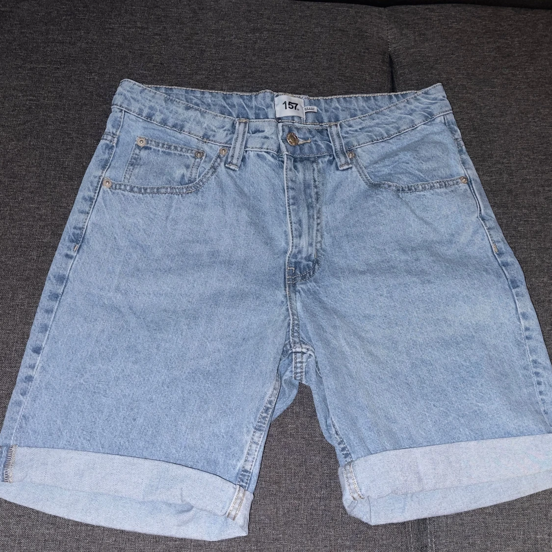 jeansshorts Ljusblå