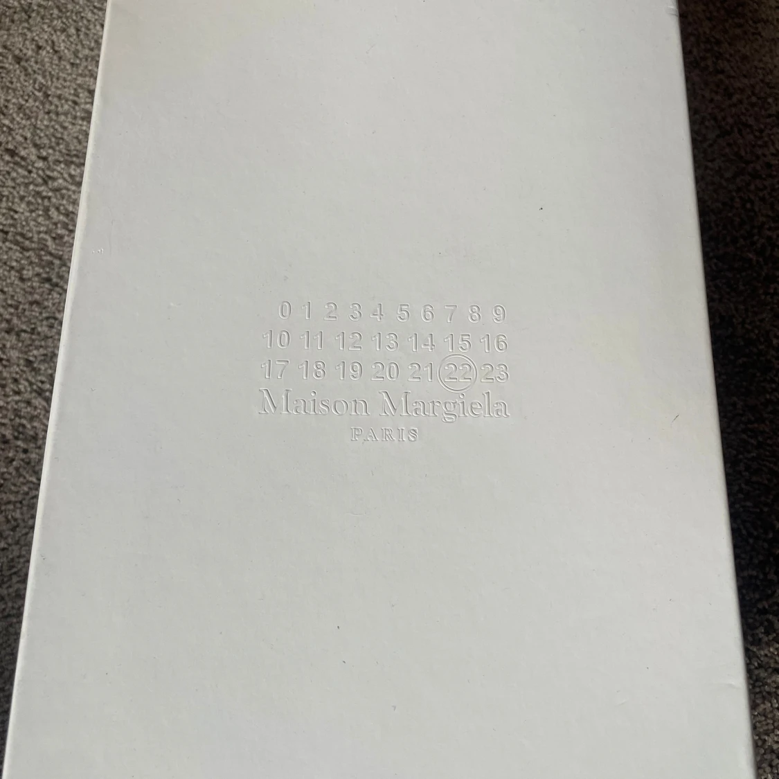 Maison Margiela vita sneakers i mocka - 2