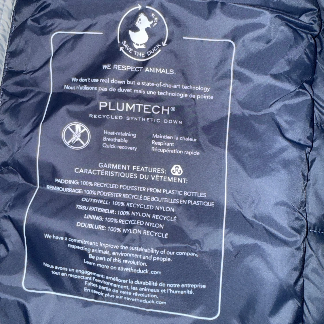 Save The Duck pufferjacka grå  - 4