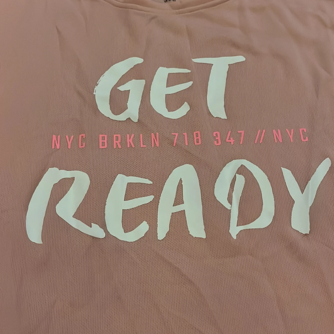 Rosa sporttopp från H&M med tryck - 2