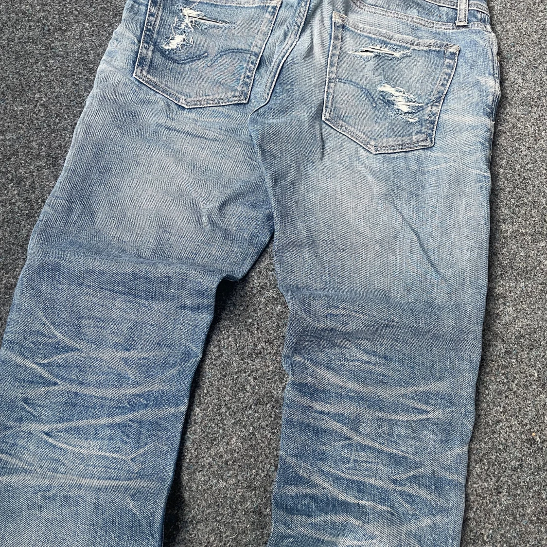 Blå grisch archive washed jeans - 2