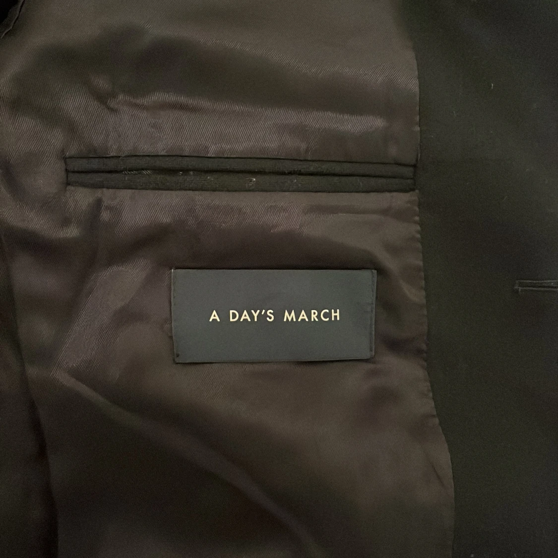 Svart jacka/overshirt med knappar - 4