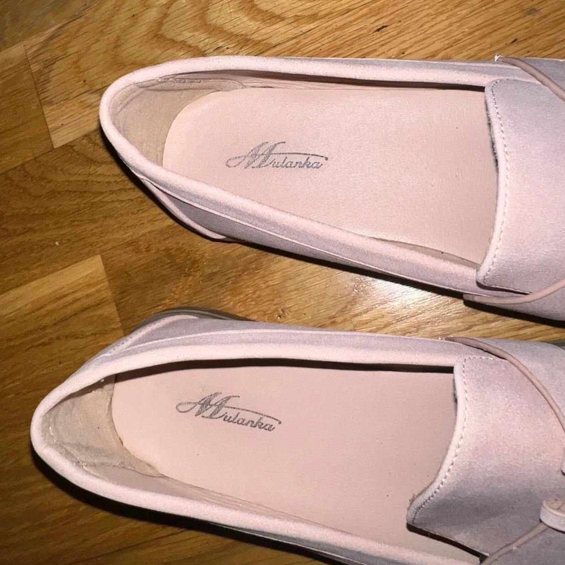 Rosa mockaloafers från Mulanka - 1