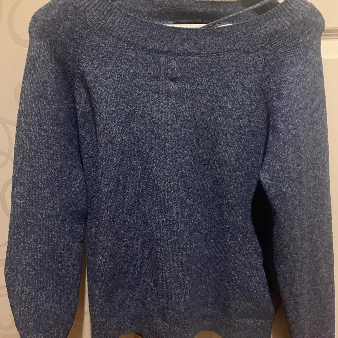 Blå stickad tröja från Vero Moda - 3