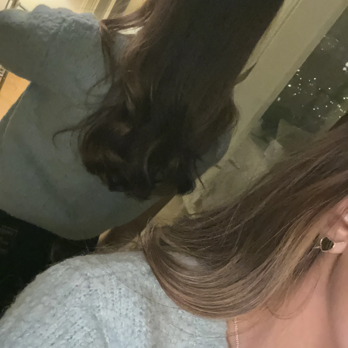 Ljusblå kofta från Zara - 1