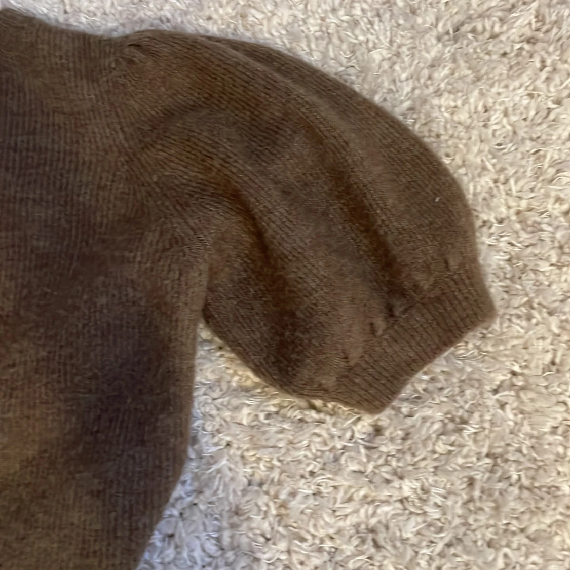 Brun stickad tröja från Vero Moda - 90