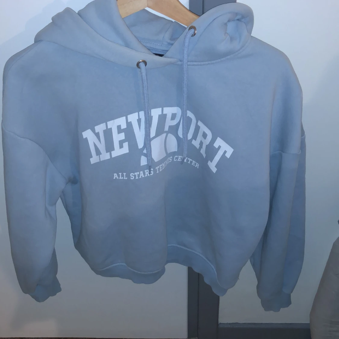 Blå hoodie från 157